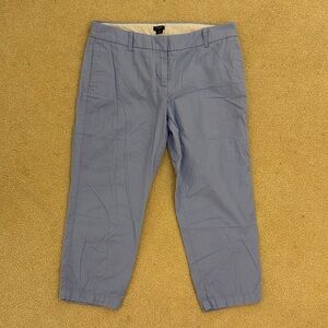 J. Crew City Fit Pant SIZE 10 PERIWINKLE COLOR / PURPLE-BLUE